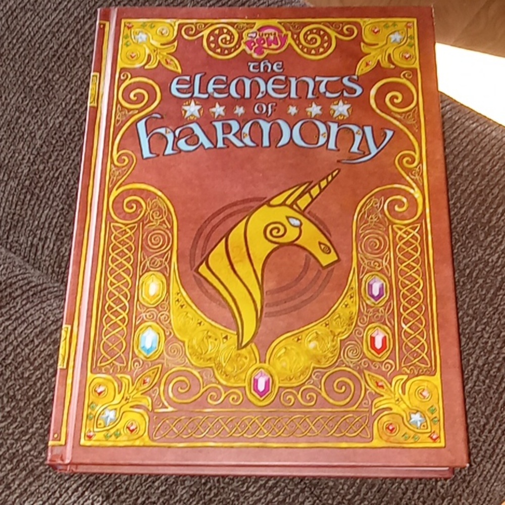 RARE The elements of harmony. My little pony. MLP BOOK . AGES 6 AND UP
